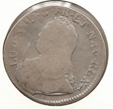 France 1 ecu 0.900 Silver coin