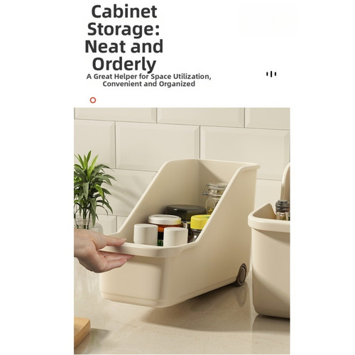 Organisateur plastique beige - plastique,