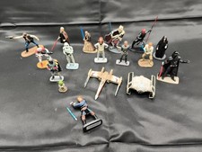 Lot De 17 Figurines En Plomb De Star Wars LucasFilm 2005