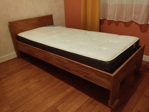 Lit 200 avec matelas - lit,