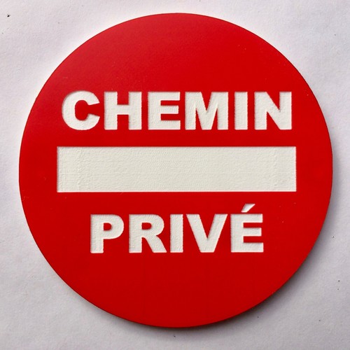 Panneau chemin privé - chemin,