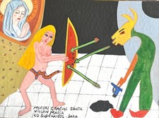 ex voto ancien, peinture