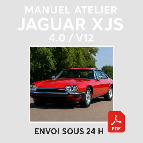 Manuel atelier jaguar - xjs, 4.0