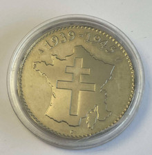 ANCIENNE MEDAILLE COMMEMORATIVE WW2 APPEL DU 18 JUIN 1940 GENERAL DE GAULLE