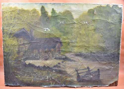 Peinture huile sur toile - peinture, l'huile