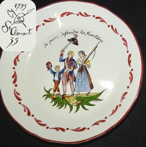 Assiette clement xxème - st-clement,