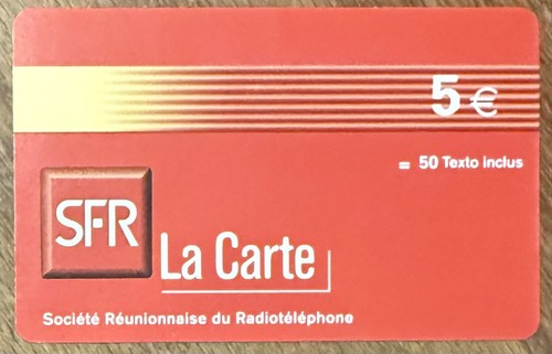 Réunion sfr carte - la, 5€