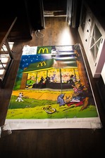 ASTERIX MACDONALD French Bus Shelter Vintage Advertising Poster Original 2010's