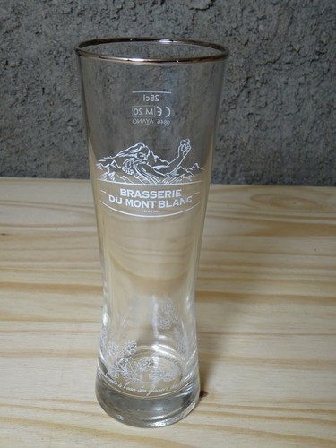 Verre brasserie mont blanc - verre,