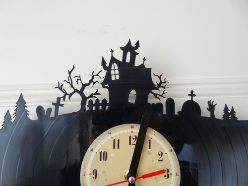 Horloge murale disque - disque, vinyle