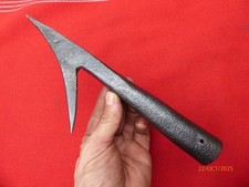 pic tire foin fer forgé  outil ancien