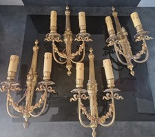 APPLIQUES STYLE LOUIS XV ( LOT DE QUATRE )