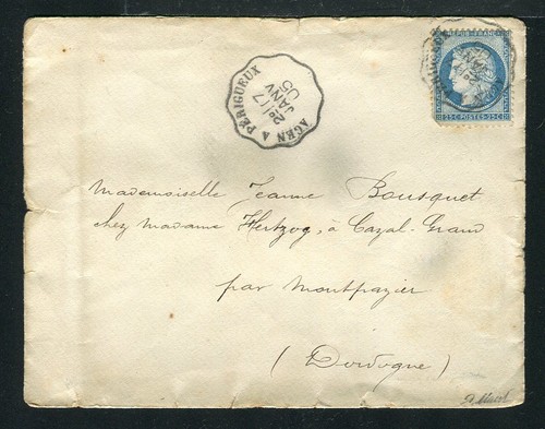 Rare lettre pour cazal grand - lettre,