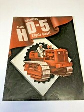 Vintage Allis Chalmers HD-5 Crawler Brochure