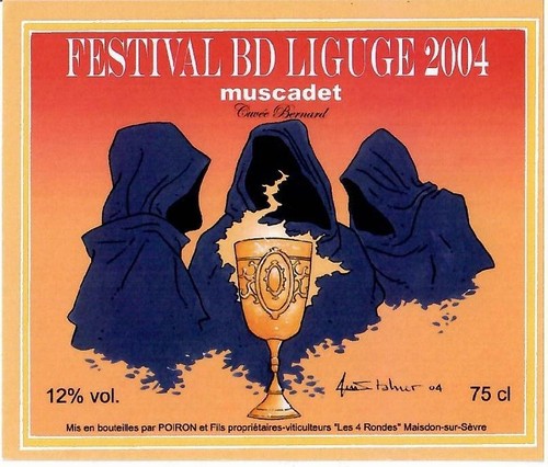 Etiquette vin muscadet 2004 - de,