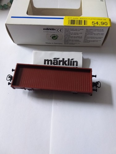 Marklin 4423 wagon plat - , db