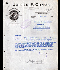 BRIVE (19) USINE d'ALLASSAC / CARBURE de CALCIUM Cyclope "F. CHAUX" en 1935