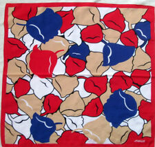 -Authentique Foulard ESTÉREL soie TBEG  vintage 70 x 75 cm