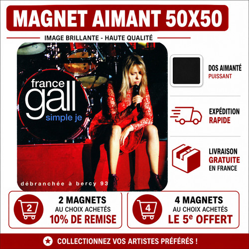 Magnet france gall simple - france, je