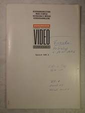 Ancien Mode D 'em Ploi Nordmende Spectra V 1401 J Enregistreur Vidéo Multilingue