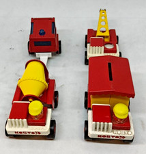 KOSTO - Jouets Mont-Blanc - 3 camions + 1 remorques