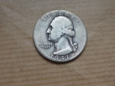 U.S.A, quarter dollar argent