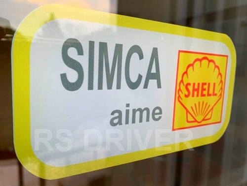 Adhésif sticker simca - adhésif,