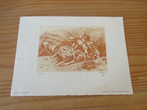 Gravure boucher pequegnot - boucher,