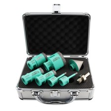 Diamant Scie Cloche Carrelage - 8pcs 6/6/20/25/35/50mm+50mm Forets Chanfreiné...