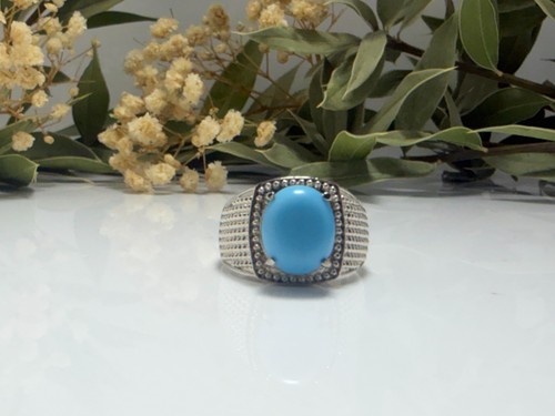 Bague ajustable turquoise - bague,