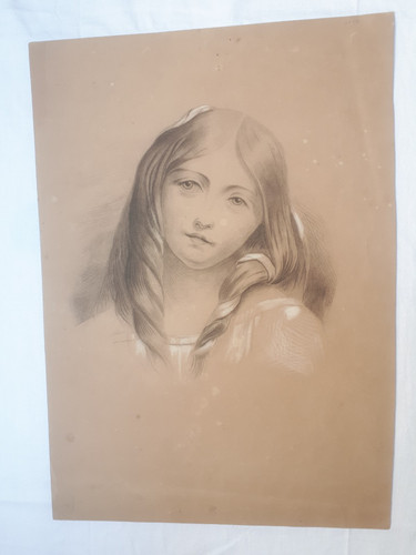 Dessin ancien portrait de - ,,