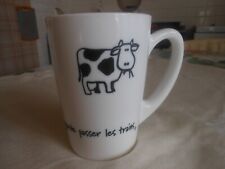 Grand mug  Arc France motif vache vintage