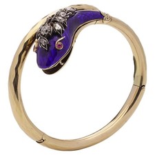 Bracelet serpent de style