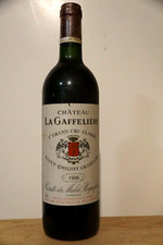vin Bordeaux Château LA GAFFELIERE 1996 Saint Emilion 1er Grand Cru Classé rouge