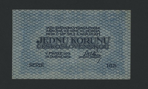 Czechoslovakia koruna 1919 - koruna,