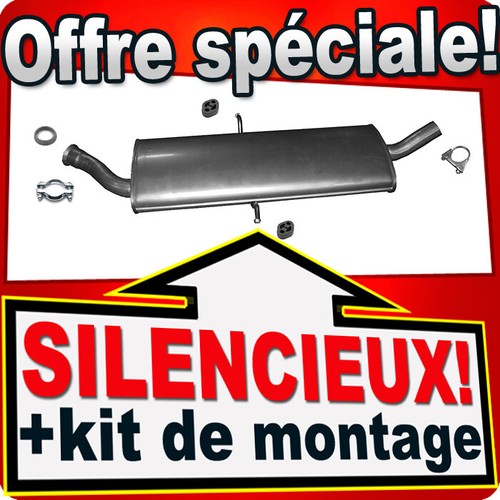 Silencieux intermédiaire pour - silencieux,