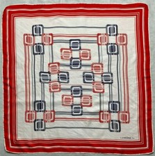 Authentique Foulard " Lancôme " / Authentic " Lancôme " Scarf