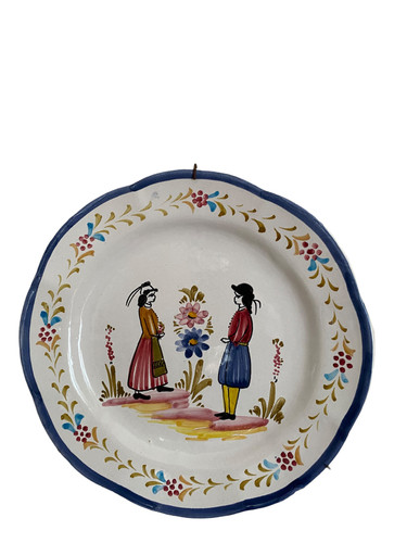 Ancienne assiette dotier - ancienne,