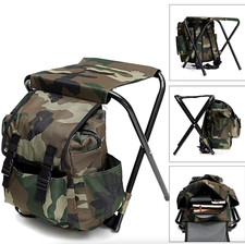 Chaise Pliante avec Sac à Dos