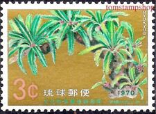 Ryukyu 1970 Cycad of Une Plantes Arbres Nature Conservation 1v MNH
