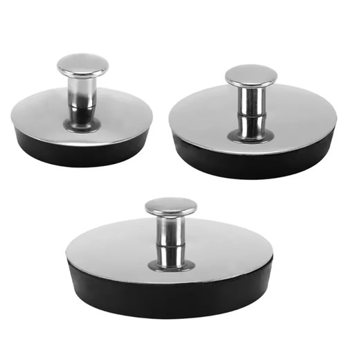 Bouchon lavabo universel inox