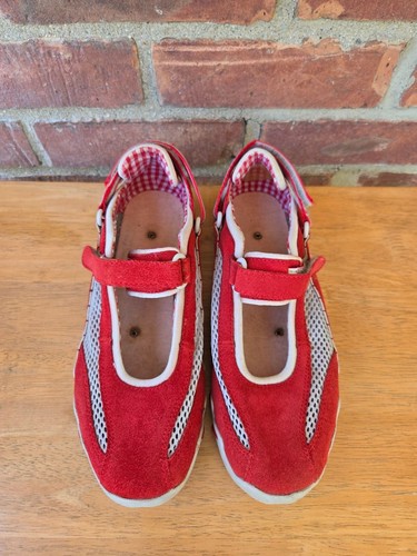 Mephisto allrounder red suede - red,
