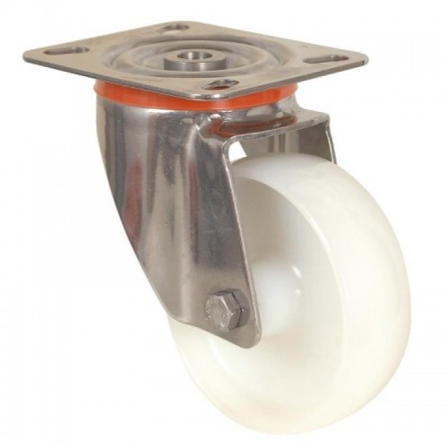 Roulette pivotante sur - , platine