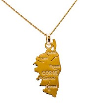 Pendentif carte de corse