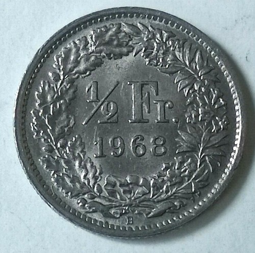 1968 2 franc - b, suisse