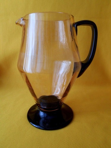 Pichet art deco verre - en,
