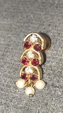 Boucle D Oreille A Vis  Or Et
