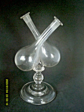 guedoufle ancien en verre soufflé ,Normandie XIXéme