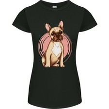 T-Shirt Femme Petite Coupe Bouledogue Français