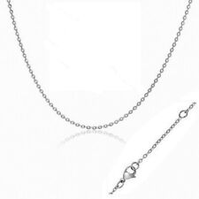 Chaine collier argenté en acier inoxydable 304 pour femme 50 + 5 cm - Bijoux